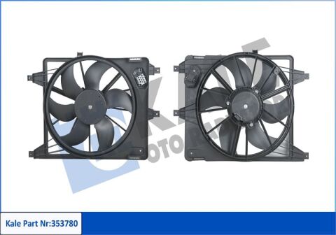 Fan Motoru Komple Davlumbazlı Dacıa Logan-Sandero 1.4-1.6