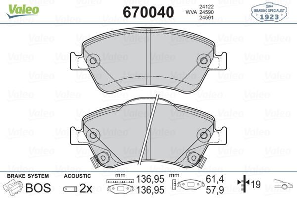 Ön Fren Balata Toyota Aurıs. Corolla 1.4L 1Ndtv Nde150 D-4D Dizel 07-