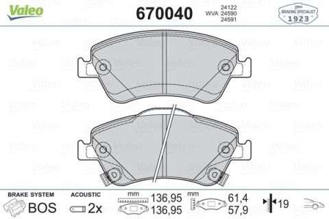 Ön Fren Balata Toyota Aurıs. Corolla 1.4L 1Ndtv Nde150 D-4D Dizel 07-