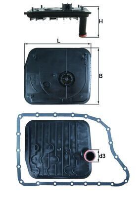 Şanzuman Yağ Filtresi Contalı Cvt / Şanzuman Focus/C-Max 1.6 Tdci 03-08