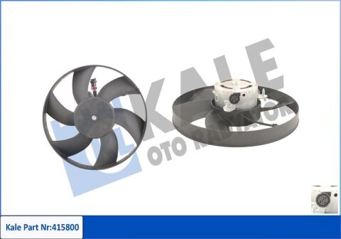 Fan Motoru Sol Seat Cordoba-Ibıza Iı-Inca-Vw Caddy Iı-Polo 250W-300Mm