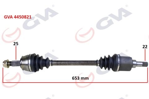 KOMPLE AKS SOL BIPPER 1.4 HDI 07 653mm