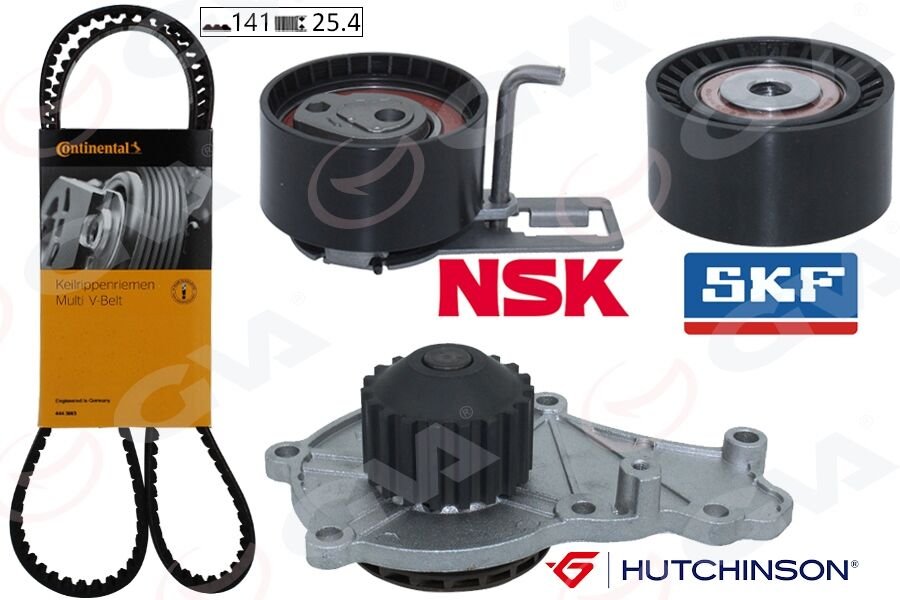 Devirdaimli Triger Seti 141X250 Focus 1.6 Tdci-Courier 1.5 Tdci-3008-308-C3 11-16 Euro 5 Av6Q8A615Ab-3M5Q8591Ca