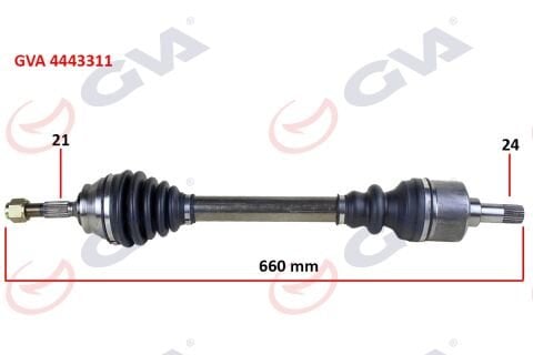 KOMPLE AKS SOL P301-ELYSEE 12- 1.6 HDI 660mm