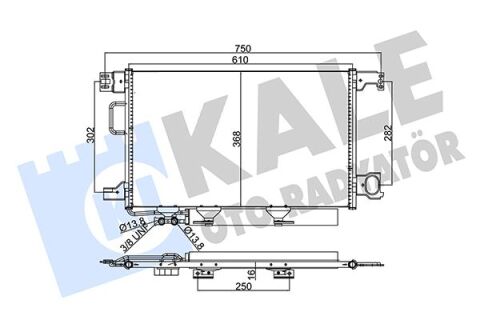 Klıma Radyatoru Mercedes W203 Cl203 S203 C209 A209