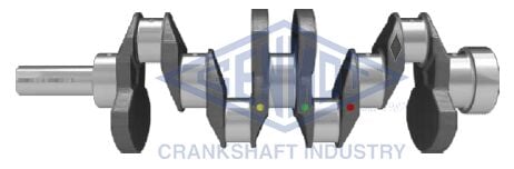 KRANK MİLİ HYUNDAI H100. STAREX 2.5L D4BH TC TCI 04-12 / GALLOPER 99-03 / KIA BONGO. K2500 TCI 03- / MITSUBISHI L200 2.5L 4D56 K64T K74T 96-07 / L300 2.5L 4D56 P15V 86-06 DÖVME ÇELİK