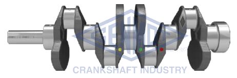 KRANK MİLİ HYUNDAI H100. STAREX 2.5L D4BH TC TCI 04-12 / GALLOPER 99-03 / KIA BONGO. K2500 TCI 03- / MITSUBISHI L200 2.5L 4D56 K64T K74T 96-07 / L300 2.5L 4D56 P15V 86-06 DÖVME ÇELİK