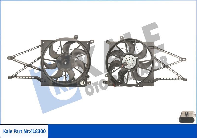Fan Motoru Davlumbazlı Opel Astra G-Zafıra A 250W-380Mm