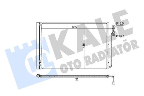 Klıma Radyatoru 306D1 M62 B44 Range Rover 3 Vogue L322 02 15