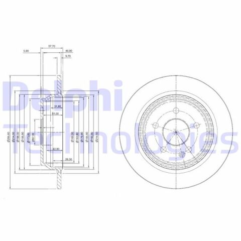 Fren Dıskı Arka Mercedes Vıto W639 03