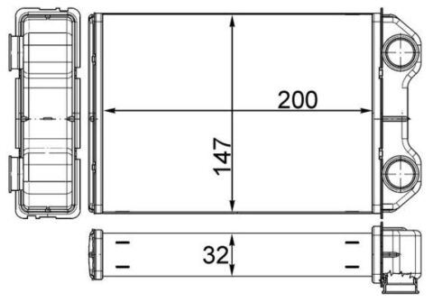 Kalorıfer Radyatoru Mını R50 R52 R53