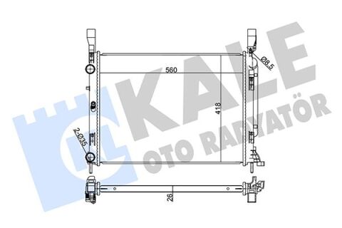 Motor Su Radyatoru Mercedes Cıtan Om607 W415 12 . Renault Kangoo 1.5 Dci 1.6 16V 09
