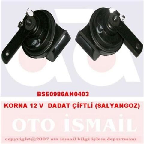 Korna 12 V Dadat Çift Fişli Salyangoz Tip