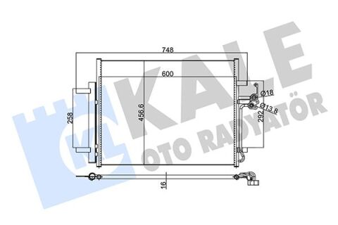 Klıma Radyatoru Mondeo Iv S Max 07 / Galaxy 1.6 / 1.8 / 2.0 / 2.0Tdcı 07 / Landrover Freelander 2.2T