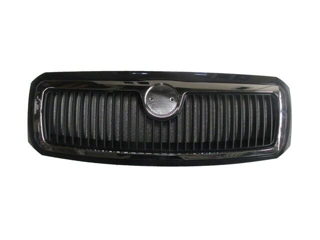 Skoda Fabıa- 01/04; Ön Panjur Siyah (nikelaj Çerçeveli) (tyg) - 6Y085366801C