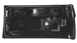 Renault R9- Faırway- 93/96; Stop Lambası Sol (siyah/kırmızı) (duysuz) (pleksan) - 7700773354