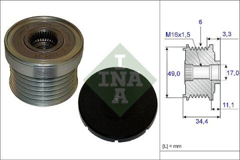 Alternator Rulmanı Bmw E81 E87 E30 E46 E90 E91 E92 E60 E64 E65 E84 E83 E70 E86