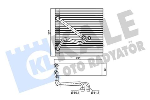 Evaporator A3-Tt-Seat Altea-Toledo-Leov-Vw Golf-Caddy-Passat-Jetta-Eos-Scırocco-Sharan-Tıguan-Eos