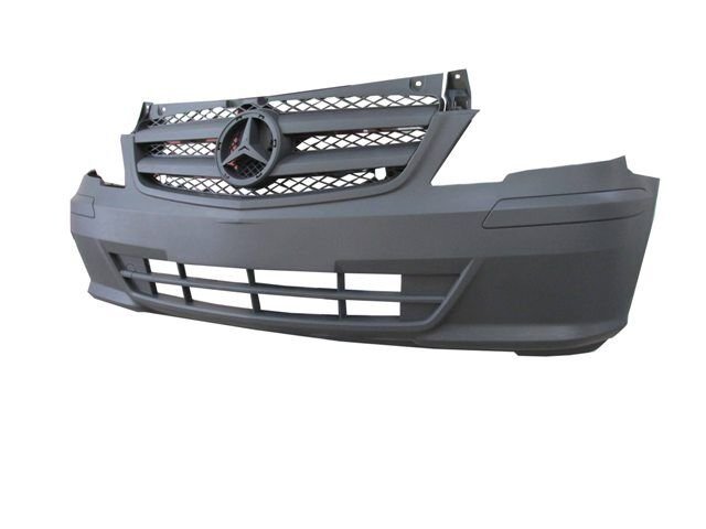 6398806970 - Mercedes Vıto- W639- 11/14; Ön Tampon Koyu Gri (Sis Deliksiz (Kendinden Panjurlu)(Bantlı) (İtalya)