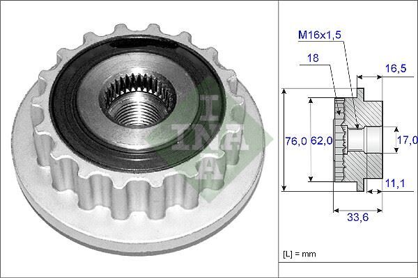 Alternatör Kasnağı Klima Kaplini Transporter T5 2.5 Td-Touareg 2.5 Tdı Axd-Bpj