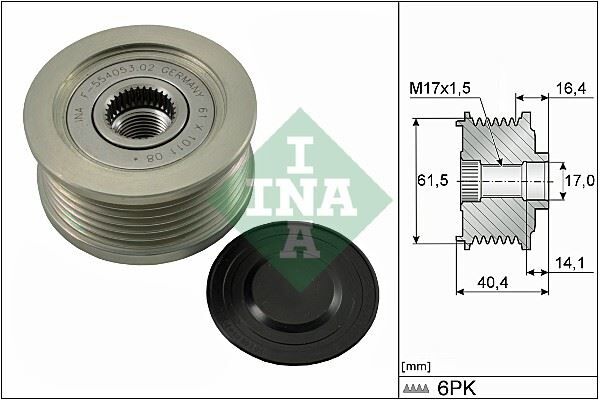 Alternatör Gergi Kasnağı Doblo-Grande Punto 1.9 Jtd-Astra H-Vectra C-Zafıra-Sıgnum 1.9 Cdtı 05-