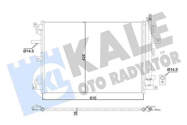 Klima Radyötörü Kondenser Volvo Xc90 I 2.5T T6 3.2 V8 D3 D5 04 14