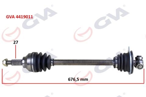 KOMPLE AKS SOL TRAFIC II-OPEL VIVARO 1.9 DCI 01 676mm