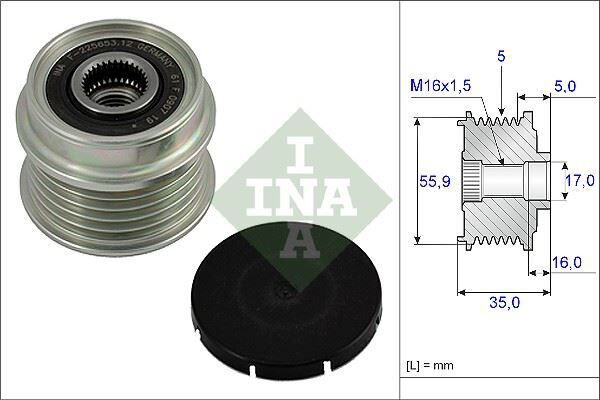 ALTERNATÖR GERGİ RULMANI ALTERNATÖR KASNAĞI PASSAT-A4 1.9 TDI AFN-AVG-1Z