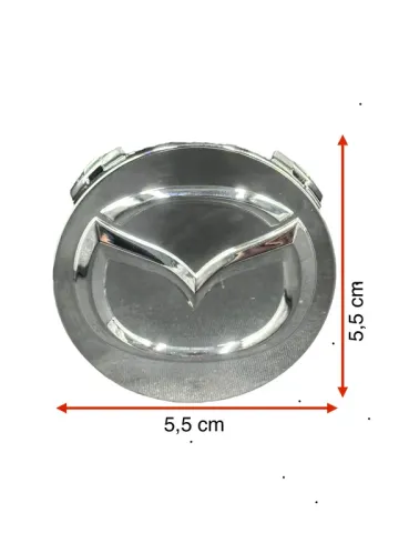 Mazda Jant Göbek Mazda 3 04-15/Mazda 6 04-15/Mazda 2 04-15 (Gri) (5,6 Cm)