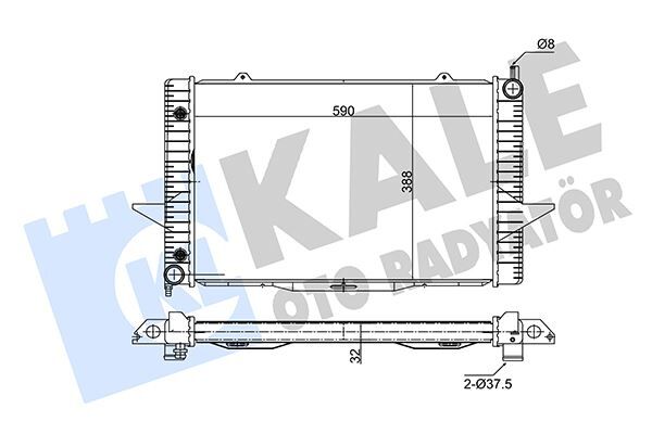 Motor Su Radyatoru Volvo C70 I 1997-2005 S70 1996-2000 V70 I 1995-200 Xc70 Cross Country 1997-2002
