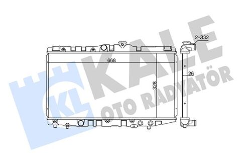 Radyatör Al/Pl/Brz Corolla