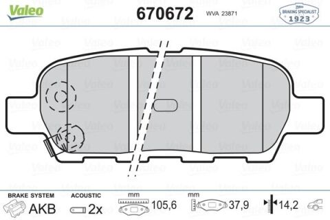 Arka Balata Nıssan Xtraıl 2.0-2.2Dcı 01 Infınıtı Fx35 3.5 03 Fx45 4.5 03 Grand Vitara 2.4 09