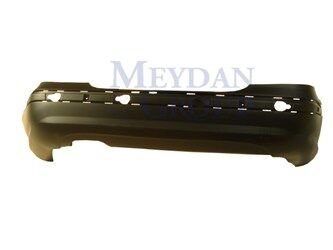 2038852125 - Mercedes C Class- W203- 00/04; Arka Tampon Siyah (Astarlı/Bant Delikli Amg Tipi)