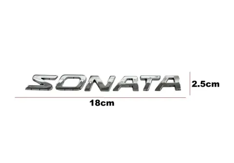 Hyundaı Yazı Sonata 06-10 Arka (Sonata Yazısı)