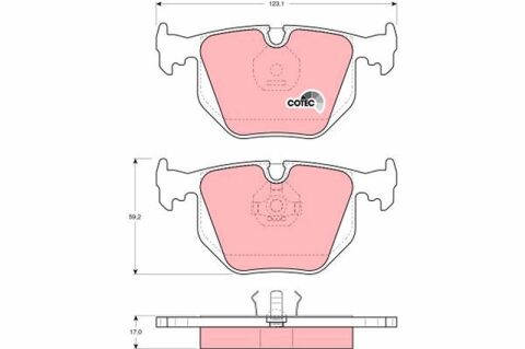 FREN BALATASI ARKA BMW E38 E46 E53 E83 Z4 M5 E39 RANGE ROVER 3 L322 02 12