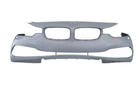 Bmw 3 Serı- F30- 15/18; Ön Tampon Astarlı Gri(sensör Deliksiz/far Yıkama Delikli/çeki Kapaklı)(tyg) - 51117445115