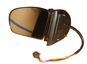 - - Mercedes C Class- W203- 00/03; Kapı Aynası Sol Elektrikli Kapaksız/Isıtmalı/Hafızalı/Sinyalli (1