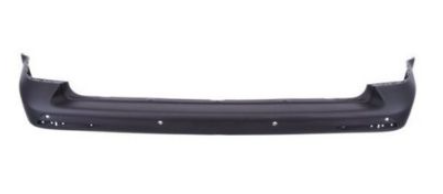 (yeni Ürün!!!)volkswagen Transporter- T7- 15/19; Arka Tampon Siyah (sensör Delikli) - 7E0807417B9B9