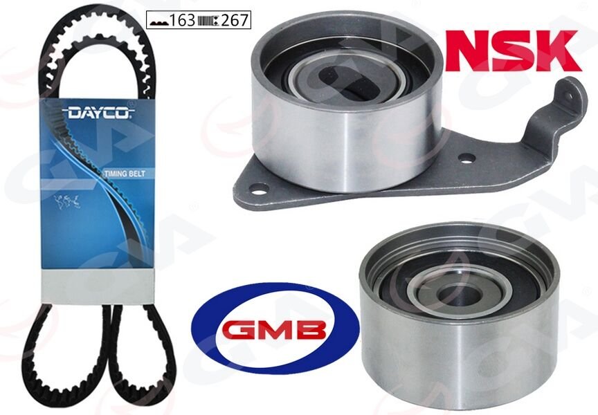 EKSANTRİK GERGİ KİTİ TOYOTA AVENSIS 2.0L 3S-FE ST220 98-00 / CORONA 2.0L 3S-F 3S-FE ST171 ST191 89-94 / CARINA E 2.0L 3S-FE ST191E 95-98 / RAV4 2.0L 3S-FE SXA10 95-00 1 KAYIŞ 2 RULMAN