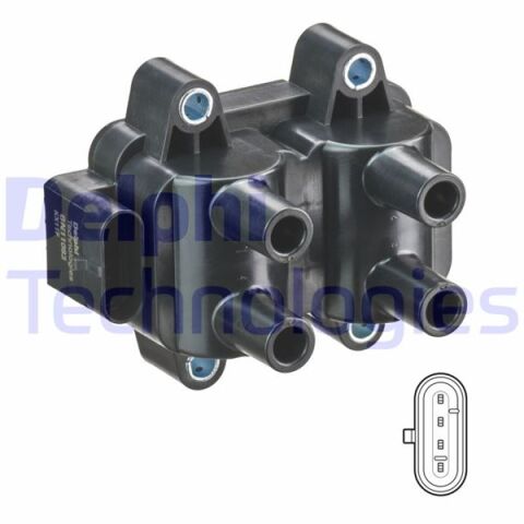 Ateşleme Bobini Çiftli Kangoo- Clıo I-Iı-Iı 1.2 -1.6 - Megan I 1.4- 1.6-Scenıc-Twng-Logan K7J-K7M