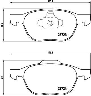 ÖN BALATA FOCUS 04 18 CMAX 07 19 KUGA I -II 08 14 VOLVO V40 19 C30 06 12 S70 08 13S40 04 12 V50 04 12 MAZDA 3 03 09 5 05 09