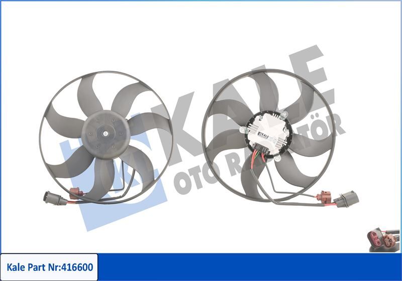 Fan Motoru Davlumbazlı Sol Caddyııı 1.4-1.4 16V-1.6 04 Golf V 1.4 Tsı-1.6 Fsı 03-08 220W-363Mm