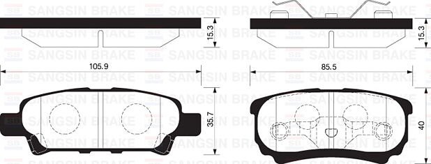 ARKA BALATA OUTLANDER 2.0 4WD-2.4 4WD 03 LANCER ESTATE-WAGON 03 GDB3341-GDB4143