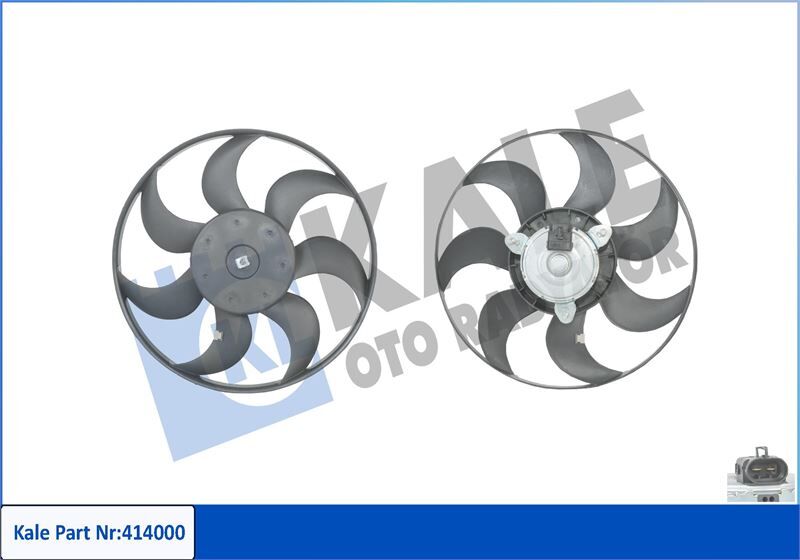 Fan Motoru Astra F-Vectra A-Calıbra A 1.6-1.8-1.8 16V-2.0 16V 200W-365Mm