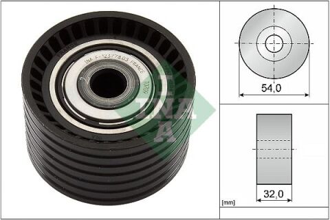 532022110 EKSANTRİK GERGİ RULMANI CLIO-MEGANE 1.4 16V-CLIO-LAGUNA-TRAFIC 2.0 16V-SCENIC 1.6