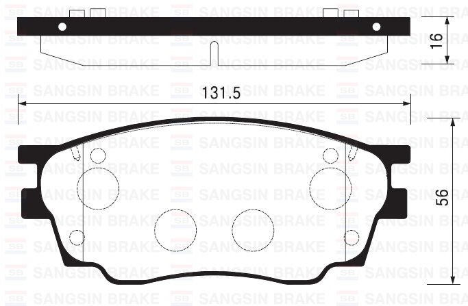 x ÖN BALATA MAZDA 6 1.8 02 1.8MZR 2.0MZR 2.2 MZR 2.5MZR 07 09 GDB3309