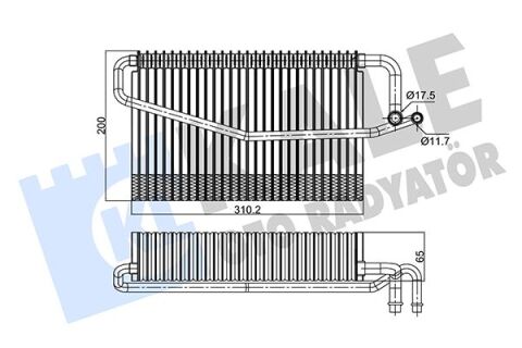 Evaporator Mercedes W203 Cl203 S203 C209 A209 W463
