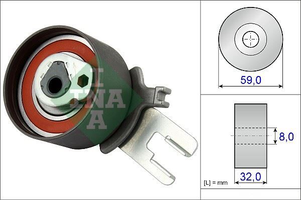 531051510 TRİGER GERGİ RULMANI VOLVO C30 D5 06 C70 D5 06 S40 2.4 D5 06 S60 2.4D5 01 S80 2.4D D5