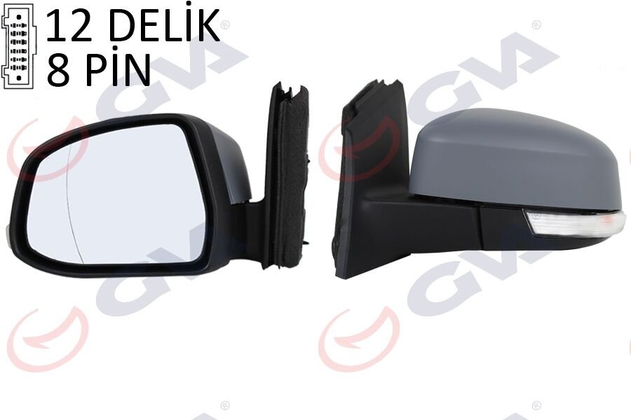 Dış Dikiz Aynası Sol Focus Iıı 11 17 Elektrikli Isıtmalı Sinyalli Katlanır Sensörlü Ç.Aydınlatmalı Astarlı Asferik Vm-6322-1Nebal