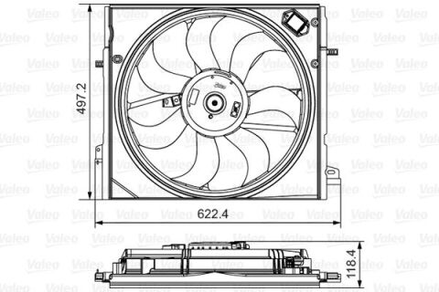 Fan Motoru Kadjar 1.5Dcı-1.6Dcı-1.6Dcı 4X4 15